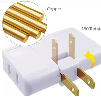 Adaptador de toma 3 salidas 180° - Walas